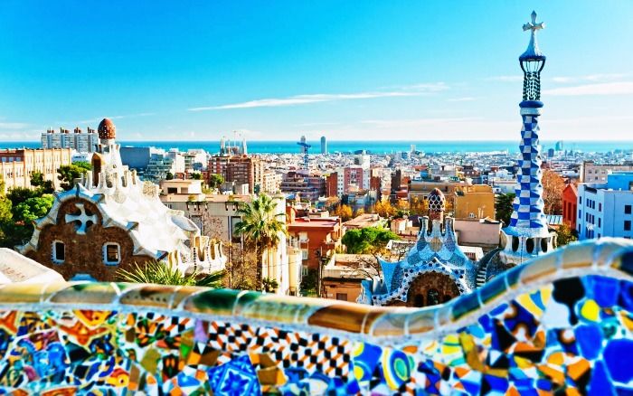 Picturesque view of Barcelona