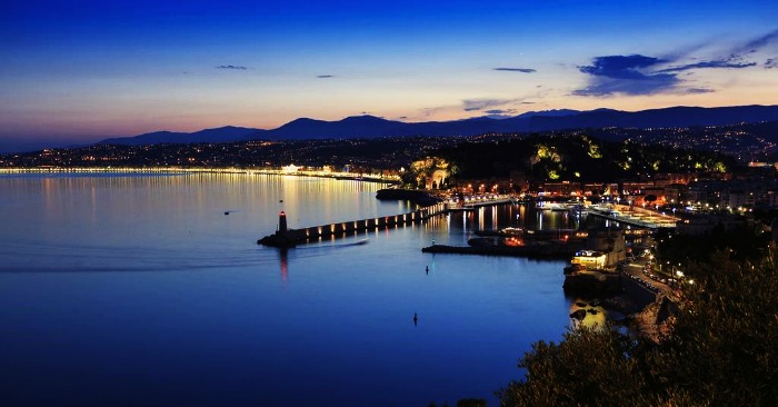 The surreal Panoramic view of Nice