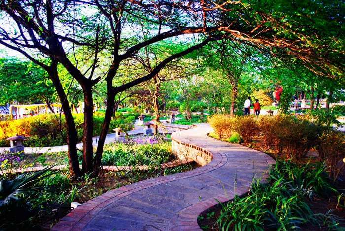 Garden of five senses; one of the romantic places to visit in Delhi