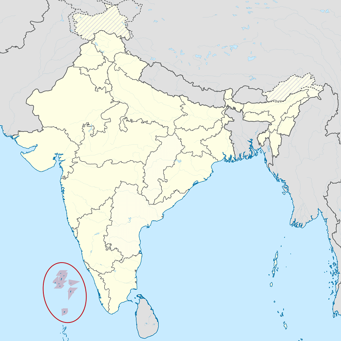 Lakshadweep Islands On Political Map Of India Sexiz Pix