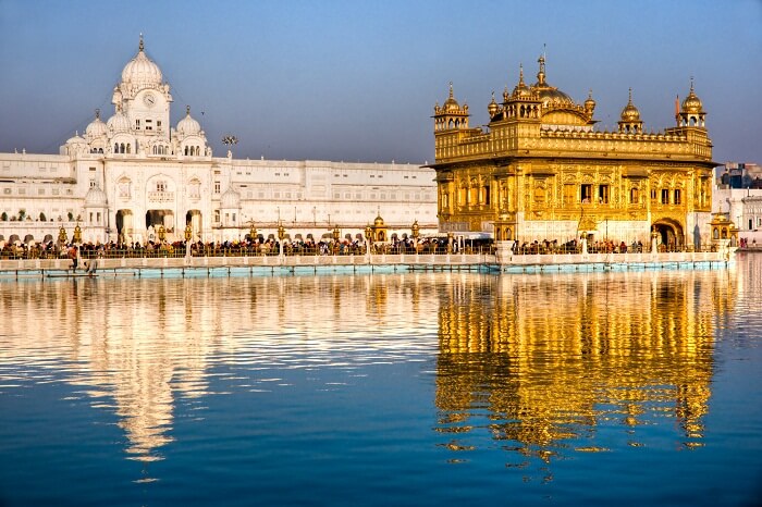 People at Golden Temple in Amritsar