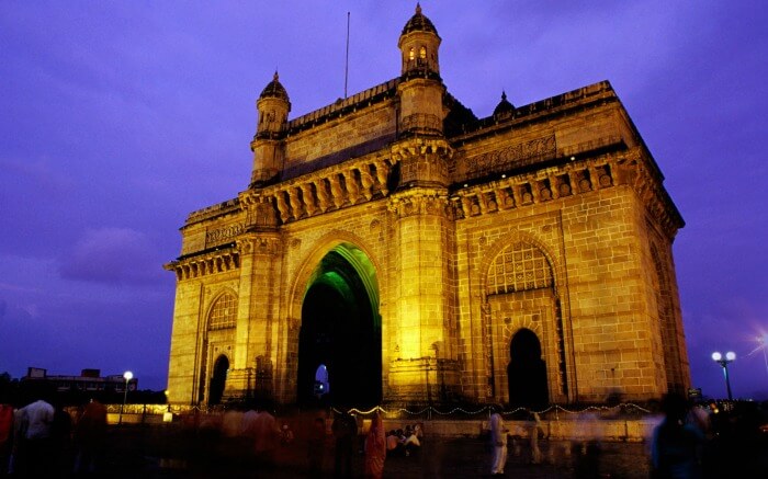 The Gateway of Mumbai lies by the Arabian sea on the South Mumbai harbor