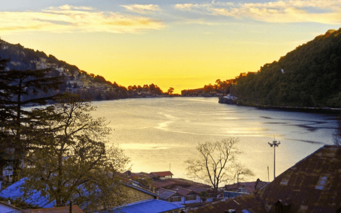 Sunset in Nainital
