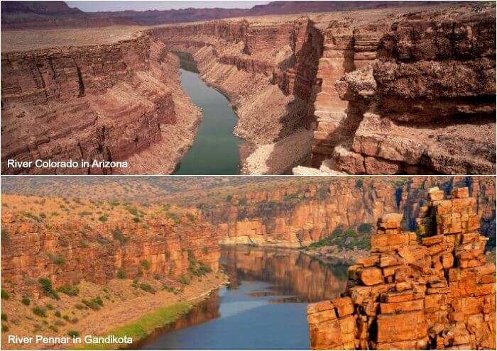 большой каньон в США и в Индии