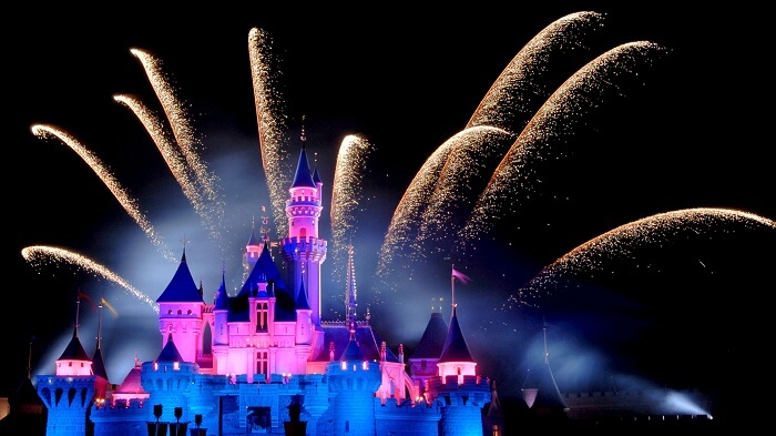 Hong Kong Disneyland Night view