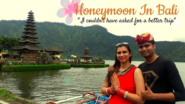 Enjoying honeymoon in Bali