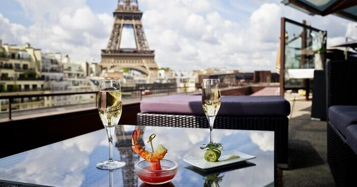Restaurants, bars and stores at the Eiffel Tower