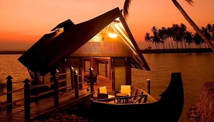 Shot of Evergreen Houseboat in Alleppey