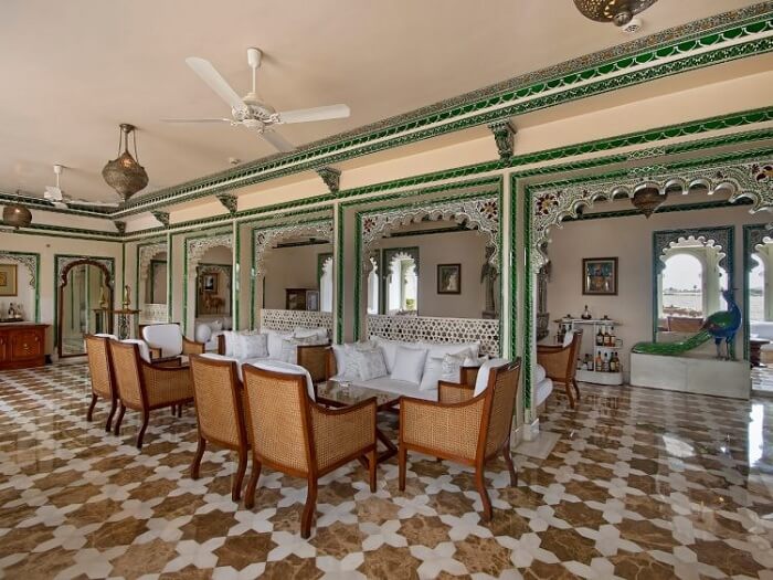 Amirt Sagar Bar at Taj Lake Palace