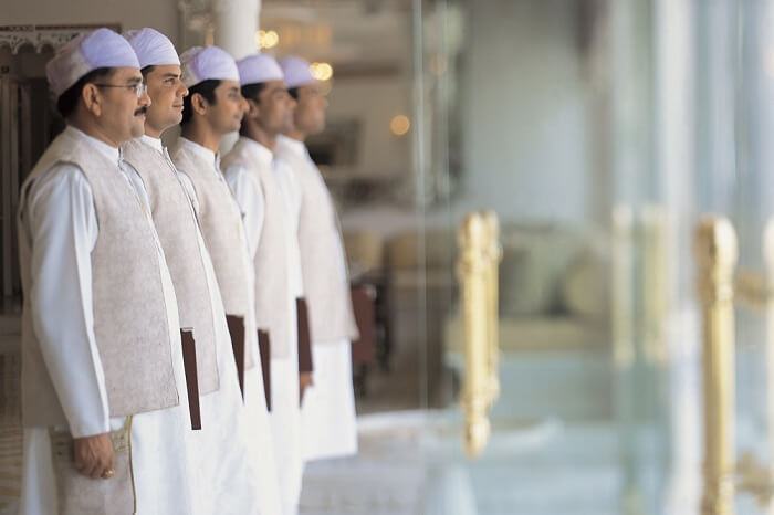Private butlers in Taj Lake Palace