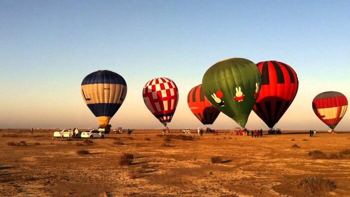 Hot air ballooning in Kutch is one of the most enthralling experience