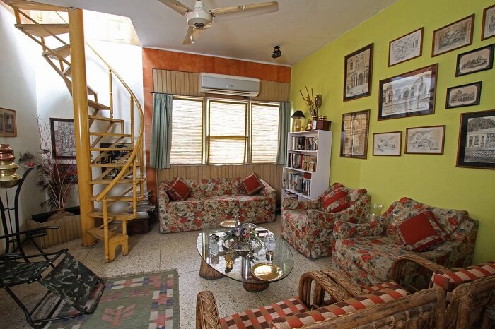 The beautiful interiors of the Nina Kochhar Homestay in Delhi