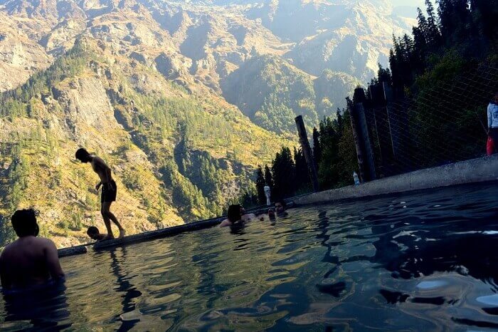 Bathe at the Parvati Kund