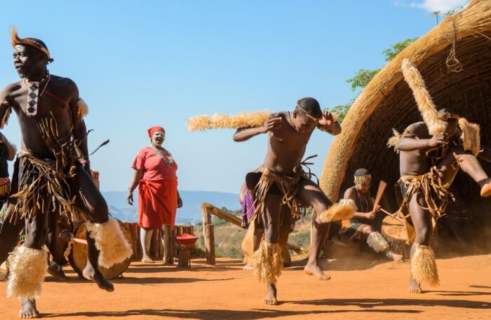 Safari and PheZulu Village people