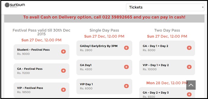 Tickets for Sunburn Goa are already live