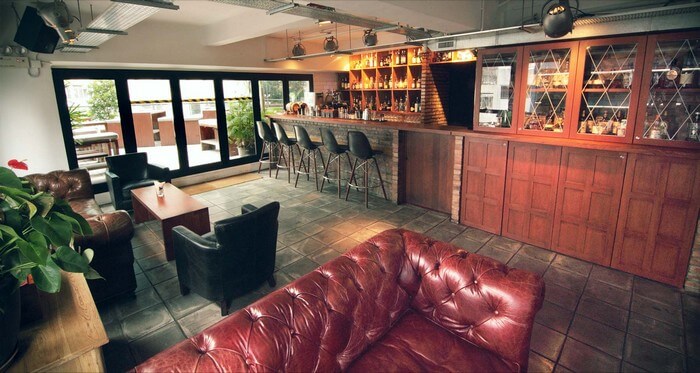 The Blk Brd bar stays open till late night in Hong Kong