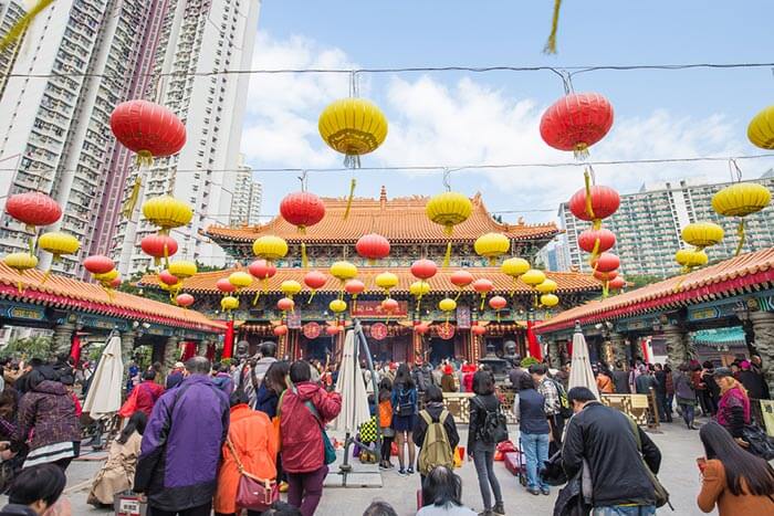 The Wong Tai Sin Temple, among the major tourist places in Hong Kong