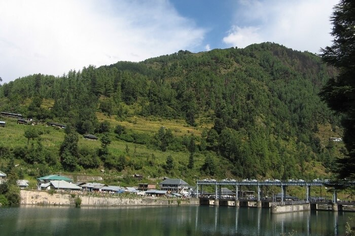 Barot from across the Uhl reservoir