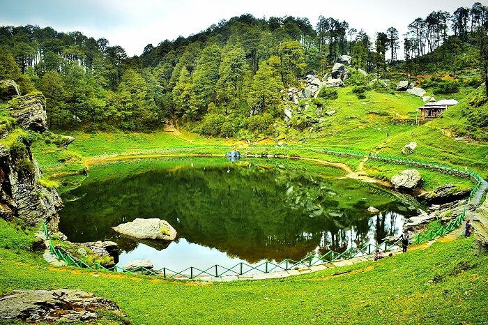 The beautiful Serolsar Lake in Shoja near Tirthan Valley