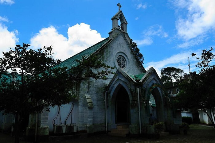 The church in Ranikhet