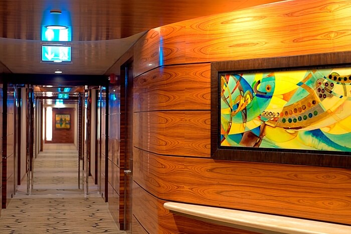 The lobby leading to the residences at Burj Khalifa