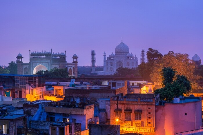 A shot of Agra taken at dawn