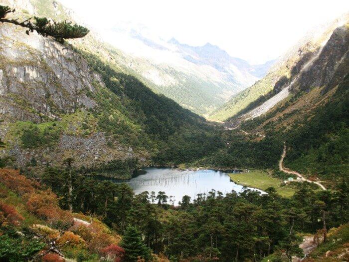 An amazing views of Madhuri Lake in Tawang, Arunachal Pradesh