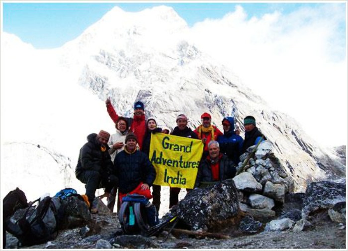 Sandakphu peaks, highest peak of the Darjeeling at West Bengal-Sikkim border