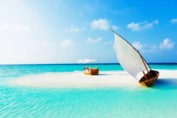Take a ride on dhoni (a beautiful coconut palm timber boat)