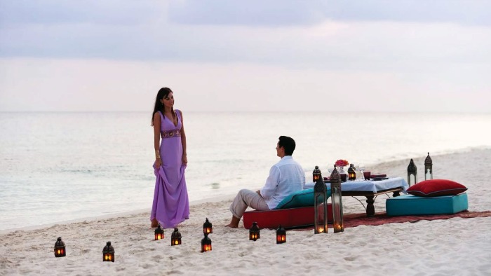 Stay at luxury beach and water villas for a lazy honeymoon in Maldives