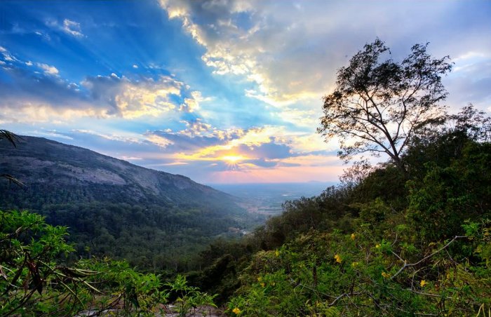 Sunset at Nandi Hills