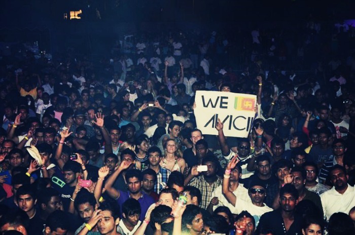 Avicii concert in Sri Lanka