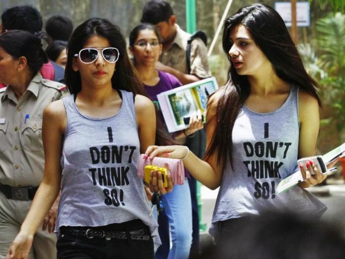 fashionable girls from Delhi University