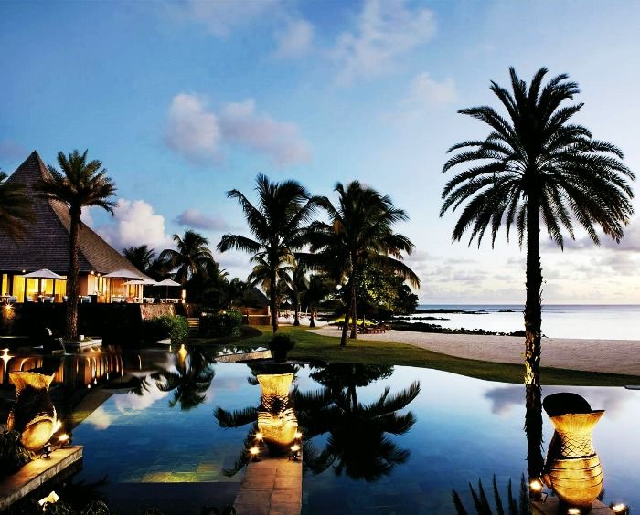 This secluded beach resort in Mauritius is the ultimate honeymooners getaway