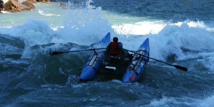 Rafting in Brahmaputra River
