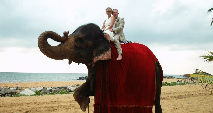 Couple in one of Asia’s best honeymoon destination in summers