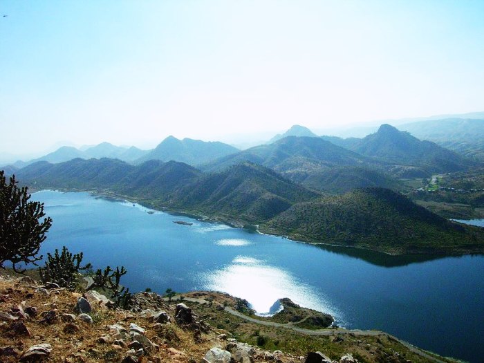 The panoramic view of the Horsley hills