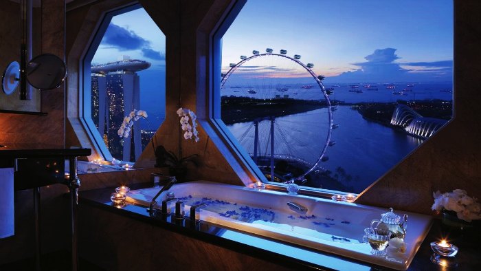 The panoramic view from The Ritz-Carlton, Millenia