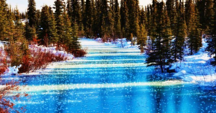 Anchorage in Alaska during winters