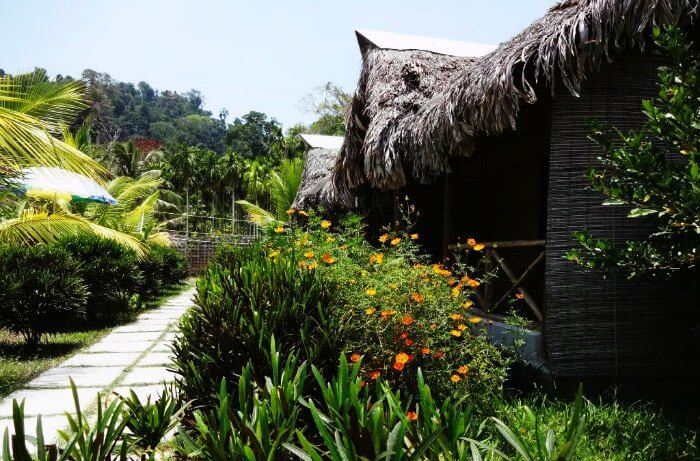 The charming cottages of Blue Bird Resort