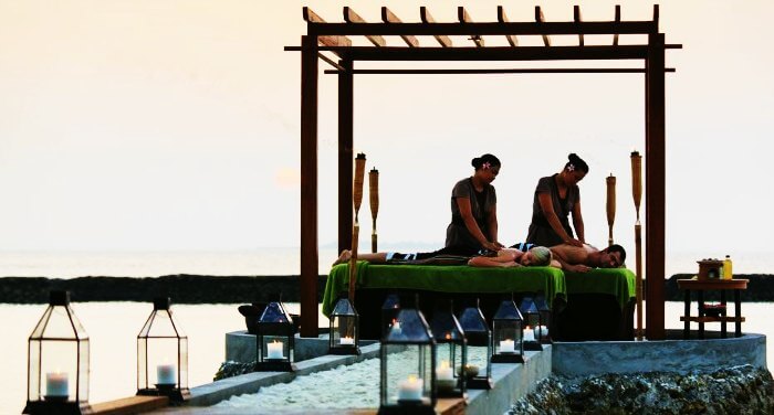 One of the best things to do in Maldives on honeymoon is to treat yourself & your partner to a couple’s massage.
