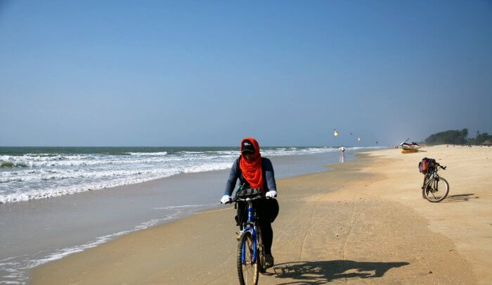 Cycling in Goa to Netravali Village
