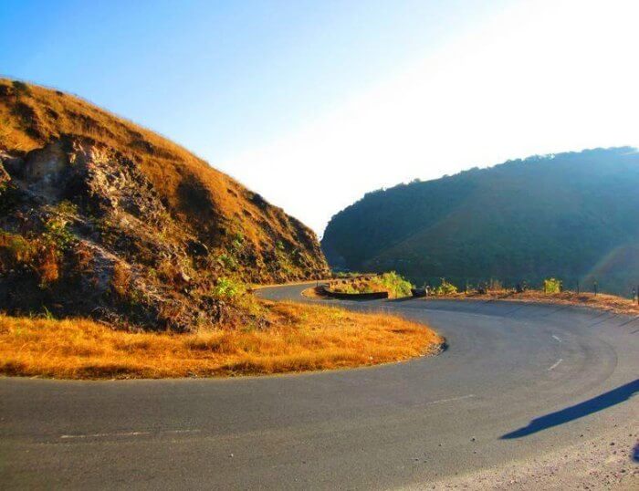 Cycling route from Shillong to Cherrapunji