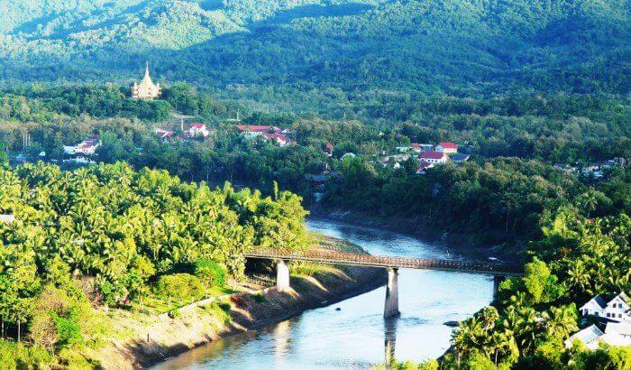 The panoramic views of Laos