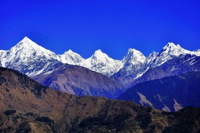 View of the Panchachuli from Munsiyari