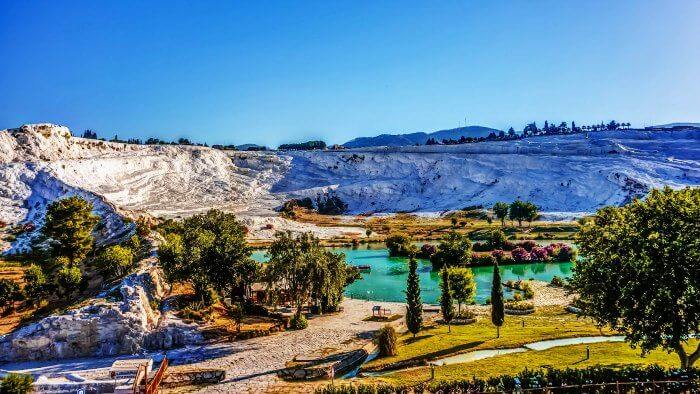 Head to Pamukkale in Turkey for honeymoon