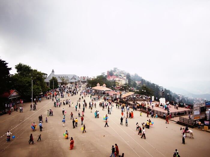 The Shimla Ridge is amongst the many popular tourist attractions in Shimla