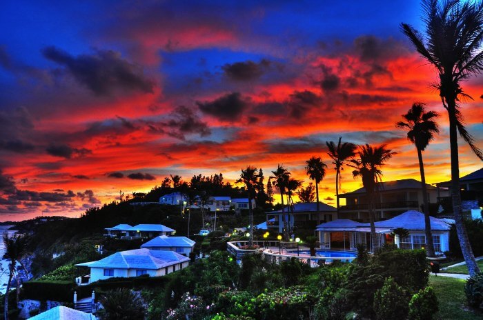 The dramatic skies of Bermuda make for an idyllic romantic escape