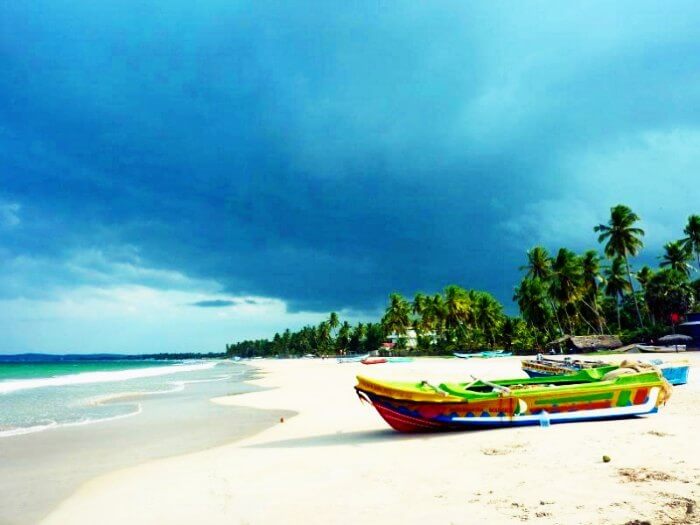 Uppuveli beach in Sri Lanka