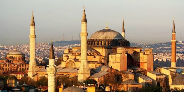 Historical monument Hagia Sophia is now a museum 